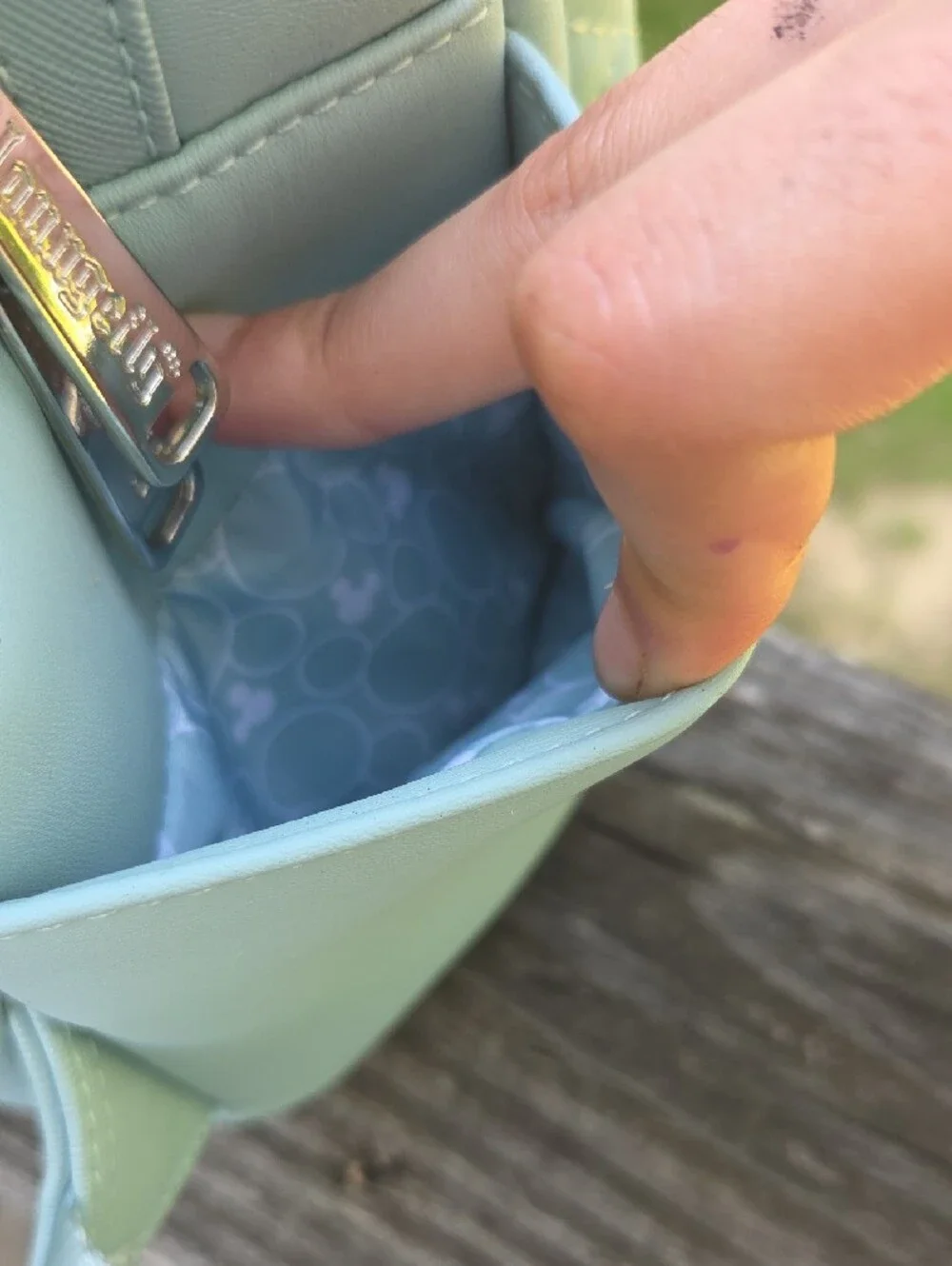 Loungefly Kids Pastel Mint Bow Mini Backpack